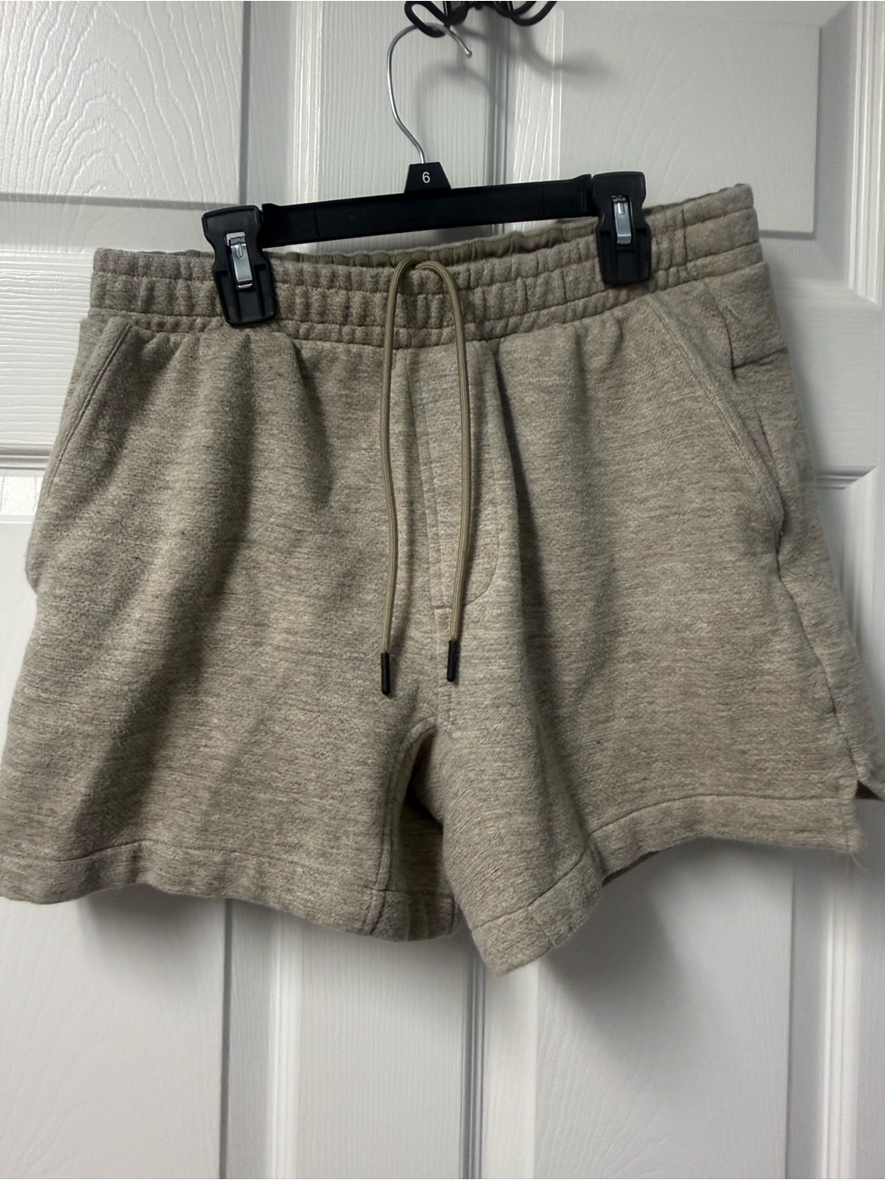 American Eagle Taupe Cozy Fleece Sweatshorts